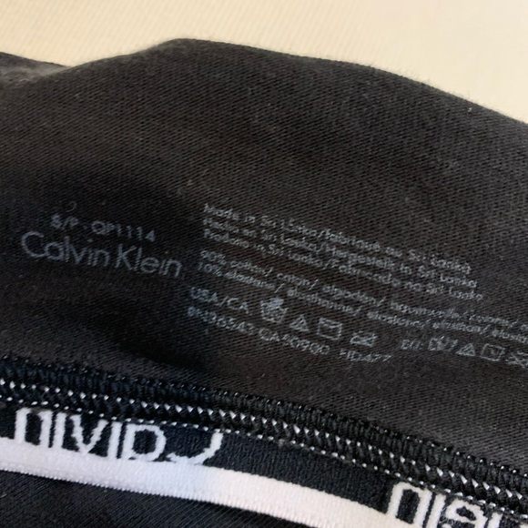 SOLD CALVIN KLEIN 2 cotton/sports bras black white - Picture 5 of 6